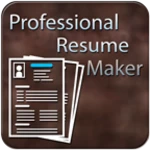 professional resume maker android application logo